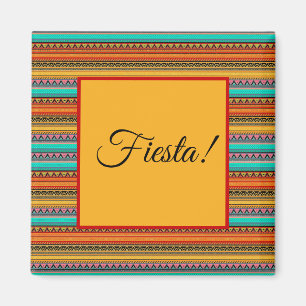Aztekische Streifen „Fiesta“ Magnet
