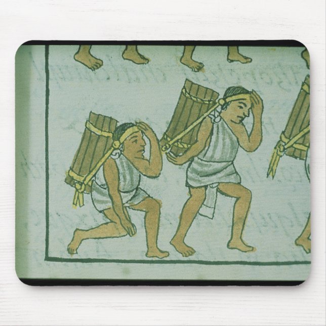 Aztekische Träger, vom 'florentinischen Codex Mousepad (Vorne)