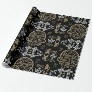 Aztekische Wohngestaltung Geschenkpapier