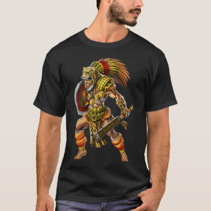 Aztekischer Jaguar-Krieger T-Shirt
