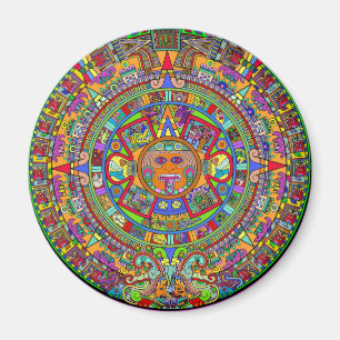 Aztekischer Kalender Magnet