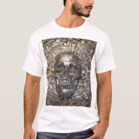 aztekischer Kalender mit Schädel-T - Shirt