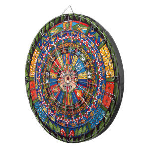 Aztekischer KalenderDartboard Dartscheibe