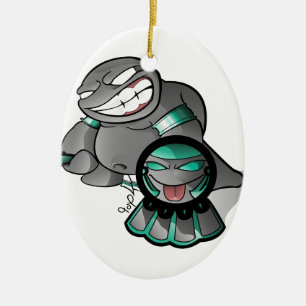 Aztekischer Lil Fett-Bauch Keramikornament