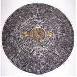 AZTEKISCHER/MAYAkalender Freistehende Fotoskulptur<br><div class="desc">AZTEKISCHER KALENDER,  SONNE-SKALA,  SONNE-KALENDER,  MAYAkalender</div>