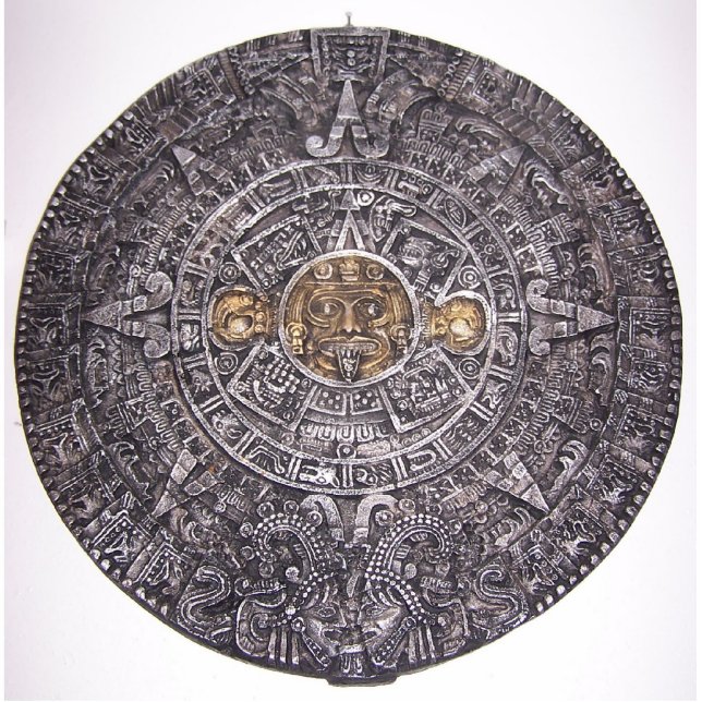 AZTEKISCHER/MAYAkalender Freistehende Fotoskulptur (Vorne)