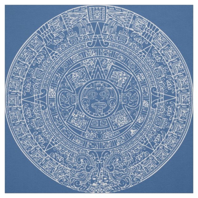 Aztekischer Sun-Mayakalender auf IRGENDEINER Stoff (Muster)
