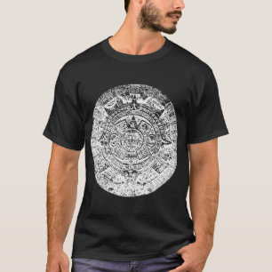 Aztekischer weißer T - Shirt