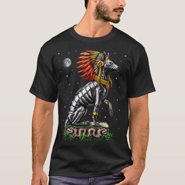 Aztekischer Xolo-Hund T-Shirt (Vorderseite)