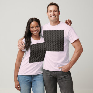 Aztekischer Zickzack dunkler Musterzickzack T-Shirt