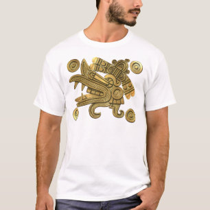 Aztekisches Gold Ehecatl T-Shirt
