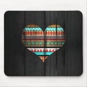 Aztekisches Herz Mousepad