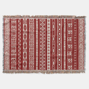 Aztekisches Stammes- ethnisches geometrisches Decke