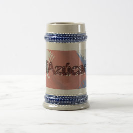 Azucar! auf kubanischer Flagge Bierglas