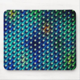 Azul esverdeado com 'esferas em relevant' mousepad