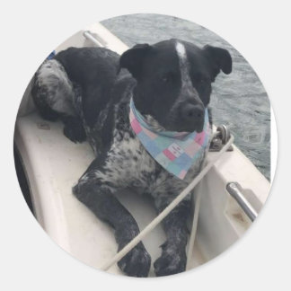 Azul First Mate Runder Aufkleber