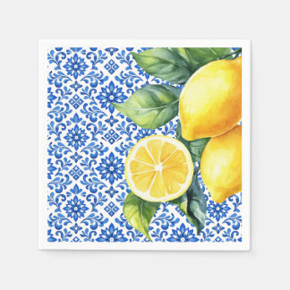 Azul & Limone Romance Azul Fliese Serviette