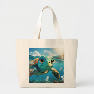 Azul the Turtle's Öko Call - Tasche mit einer Miss