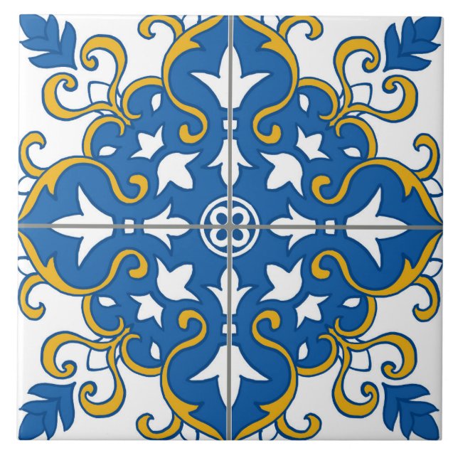 Azulejo 12 fliese (Vorderseite)