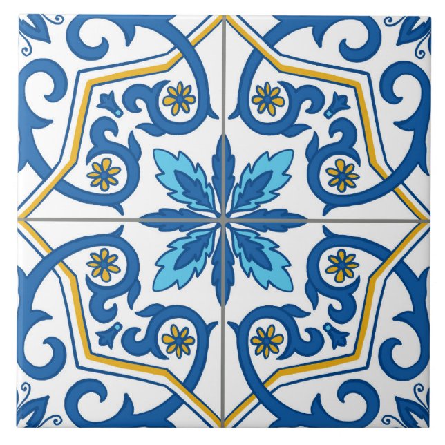 Azulejo 16 fliese (Vorderseite)