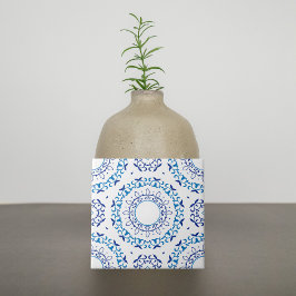 Azulejo (Blau und Weiß des Mittelmeers) Fliese