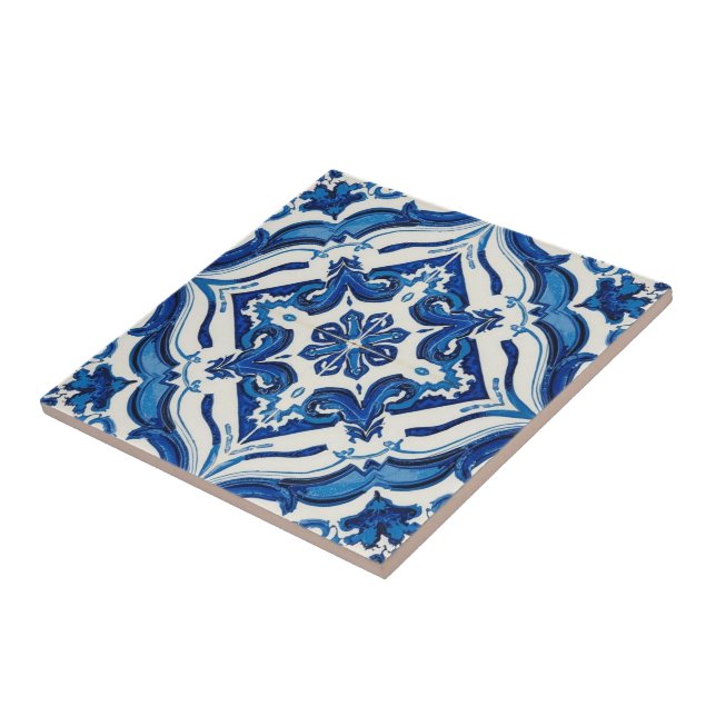 Azulejo blue and white mosaic vintage bulk fliese (Seite)