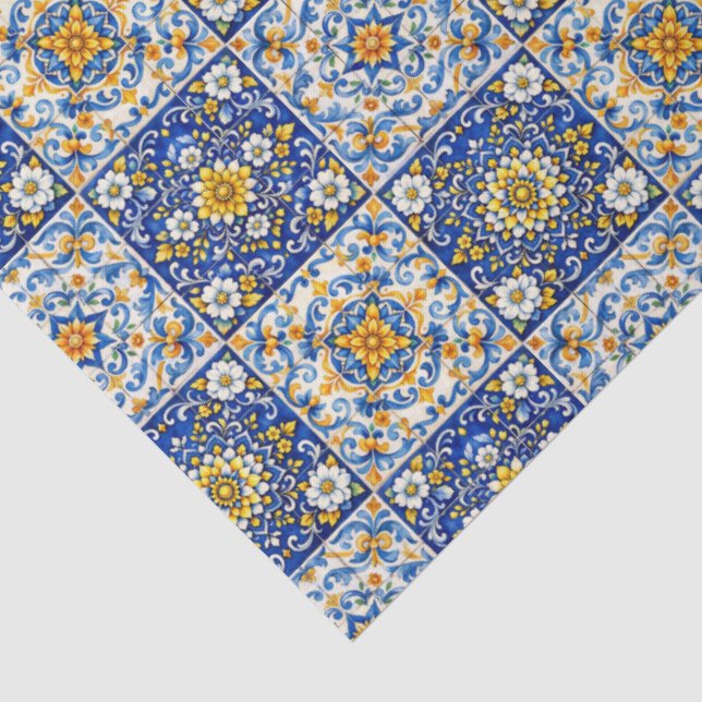 Azulejo Breeze Tissue  Seidenpapier (Detail)