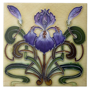 Azulejo Fliesen im Jugendstil dekorativer Kamin