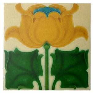 Azulejo Jugendstil Keramikfliese