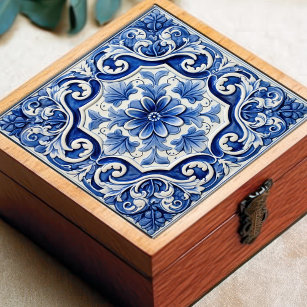 Azulejo Lisbon Gemustert Talavera Keramik Design Fliese
