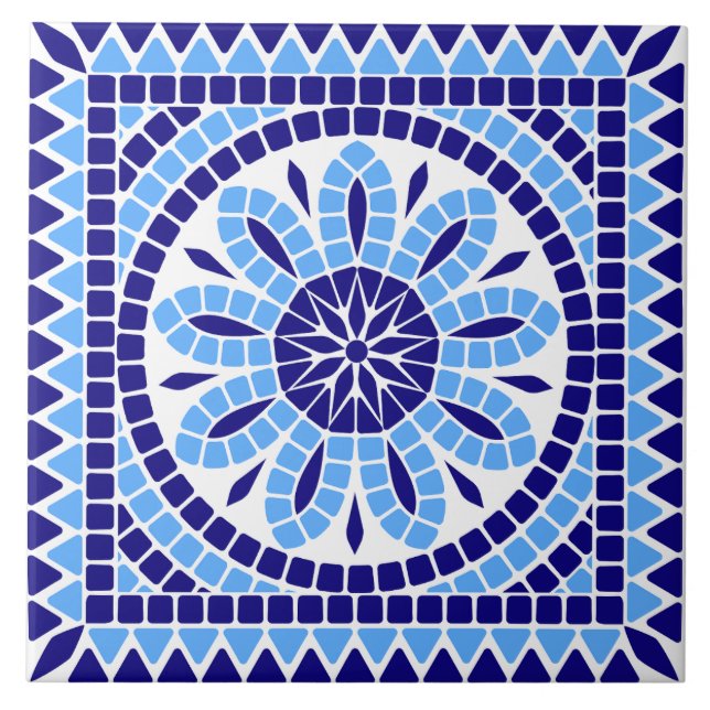 Azulejo Lisbon Patterned Talavera decorative  Fliese (Vorderseite)