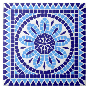 Azulejo Lissabon gemustertes Talavera-Dekor  Fliese