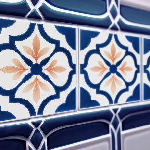 Azulejo Lissabon gemustertes Talavera-Keramikdesig Fliese