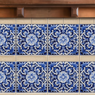 Azulejo Lissabon Muster Talavera Keramik Design Fliese