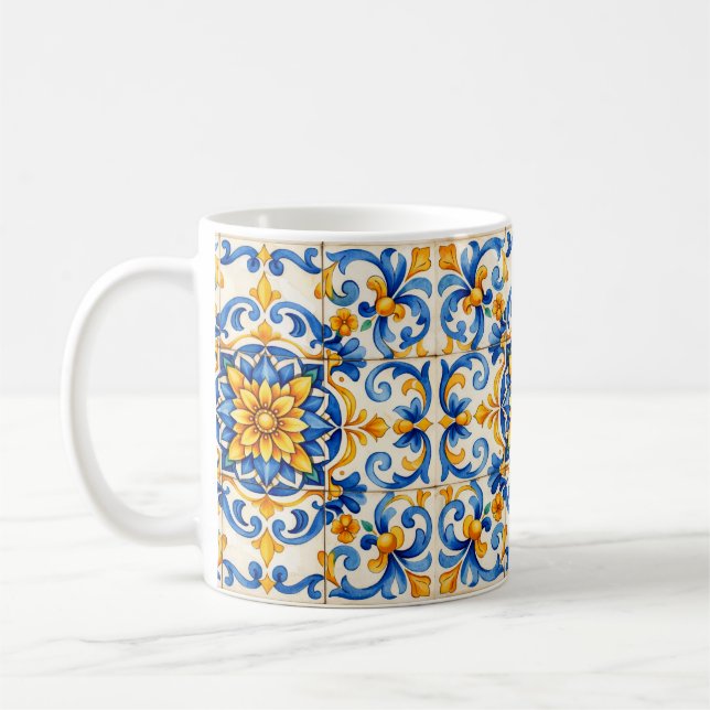 Azulejo Morning Mojo Tasse (Links)