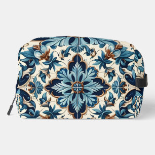 Azulejo Porcelain Blaues Fliesenmuster Waschbeutel