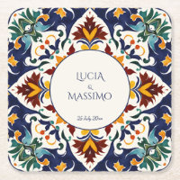 Azulejo Talavera Gastgeschenke Hochzeiten des blau