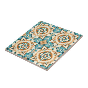 Azulejo Turquoise Mocha Delight Fliese