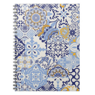 Azulejos Fliesen Fliesen Fliesen Fliesen. Nahtlose Notizblock
