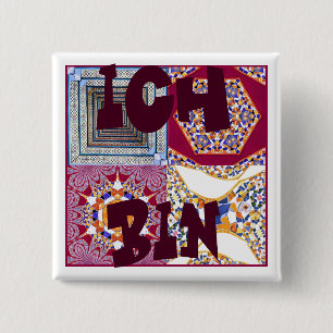 Azulejos Geometric Tiles mit einer CG-Drehung Button