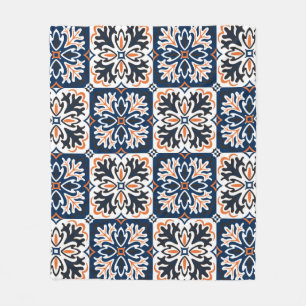 Azulejos Keramik Fliesendesign. Talavera tracery m Fleecedecke
