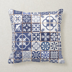 Azulejos Muster-Kissen Kissen