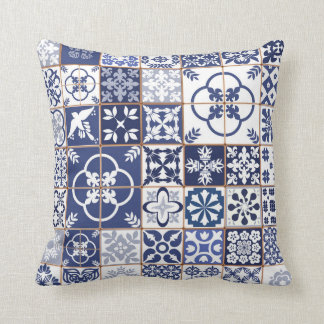 Azulejos Muster-Kissen Kissen