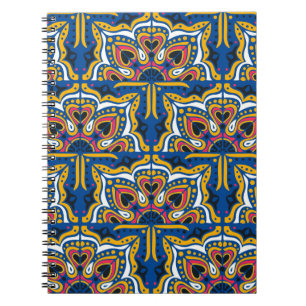 Azulejos portugal nahtlose Muster Notizblock