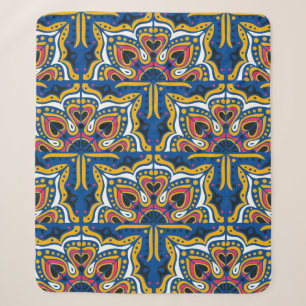 Azulejos portugal nahtlose Muster Sherpadecke