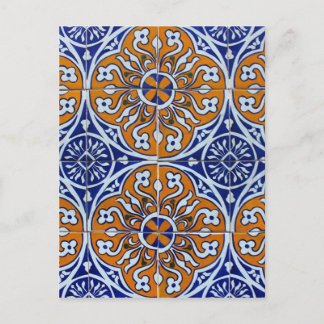 Azulejos, portugiesische Tiles Postkarte
