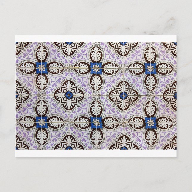 Azulejos, portugiesische Tiles Postkarte (Vorderseite)