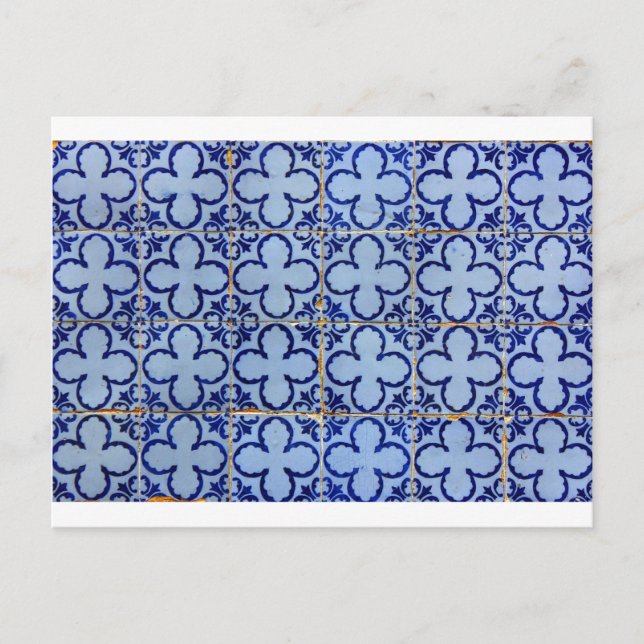 Azulejos, portugiesische Tiles Postkarte (Vorderseite)