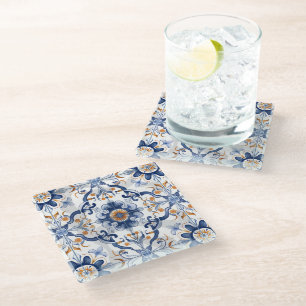 Azulejos Tile Pattern Tile Glasuntersetzer