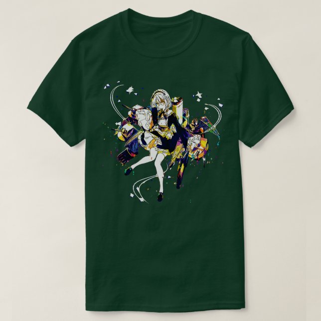 Azur Lane Niedlich Art T-Shirt (Design vorne)